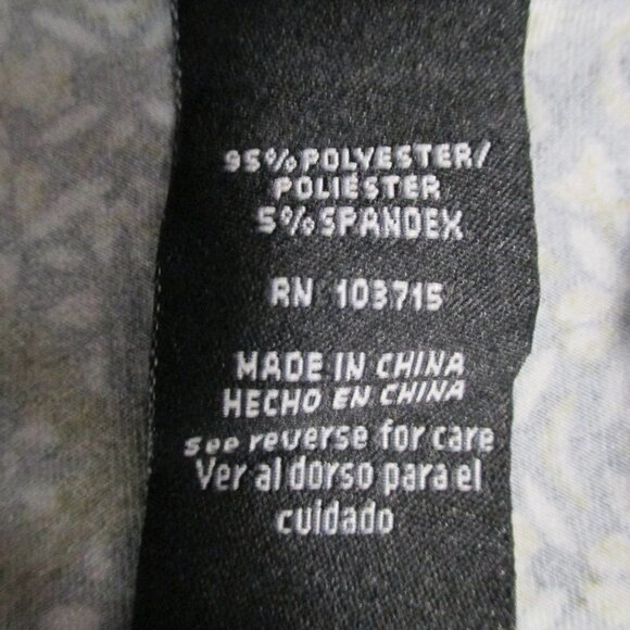 Zac & Rachel top Whimsygoth black & tan bell sleeves stretchy & flowy size 2x - Picture 3 of 9